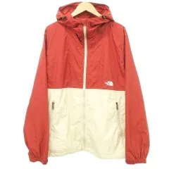 ザノースフェイス THE NORTH FACE コンパクト ジャケット NP72230 マウンテンパーカー 薄手 L ブラウン アイボリー