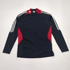 モックネック　長袖シャツ O34895 ネイビー L