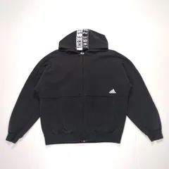 メンズ　フルジップスウェットパーカ GE0384 ブラック M