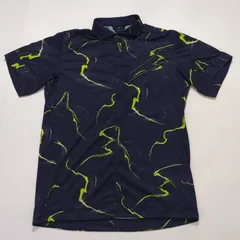 ゴルフウェア　ポロシャツ ネイビー XL