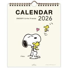 ホールマーク スヌーピー 2026年 カレンダー 壁掛け 縦型 小 ピーナッツ 845438 [壁掛 小 縦型]