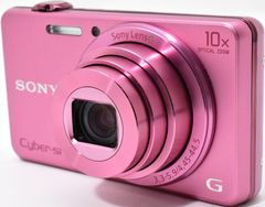 ソニー コンデジ SONY サイバーショット Cyber-shot DSC-WX220 ピンク 中古 Wi-Fi搭載 新品SDカード付き 届いてすぐに使える スマホに送れる 動画撮影 長期保証