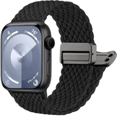 アップルウォッチ バンド 革新なデザイン バンド 磁吸引バックル 交換用ベルト ソロループ 49mm/46mm/45mm/44mm/42mm 通気性 ブレイデッド 頑丈 防汗 watch Apple watch Apple Series Ultra2/Ultr