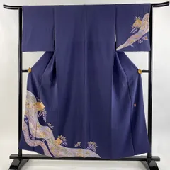 訪問着フルセット　辻が花　翠山工房　ヤマト謹製　着物　正絹　豪華　紫　k4 訪問着フルセット 辻が花 翠山工房 ヤマト謹製 着物 正絹 豪華 紫 k 翠