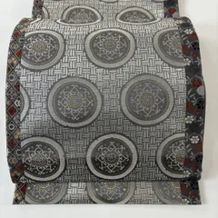 C52厳選西陣　名門ブランド加納幸　飛鶴宝尽くし文シルバー　六通高級正絹美術袋帯 2025年最新】加納幸の人気アイテム - メルカリ