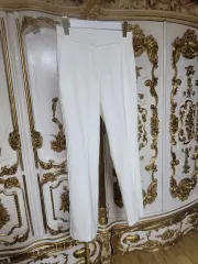 レディース スラックス ズボン スーツ 白