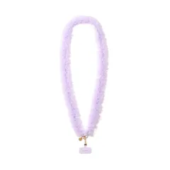 Francfranc フランフラン スマホ ストラップ チュール パープル