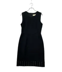 【エミリオプッチ】ウールバックジップフォーマルワンピース☆スクエアネック☆黒☆M エミリオプッチ】ウールバックジップフォーマルワンピース☆スクエア