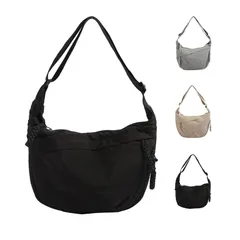 [] ショルダーバッグ レディース 軽量 ナイロンバッグ 2way 複数のポケット 大容量 斜めがけバッグ 調節可能肩ベルト 防水 丈夫 柔らかい シンプル 人気 斜めがけ 肩がけ 手持ち