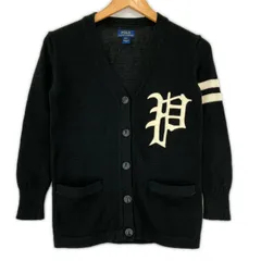 POLO RALPH LAUREN ポロラルフローレン Vネック ニットカーディガン sizeS/ブラック
