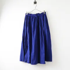 サマンサモスモス Samansa Mos2 SM2 ギャザースカート F‖ネイビーブルー ボトムス ロング フレア イージー【2400014678604】