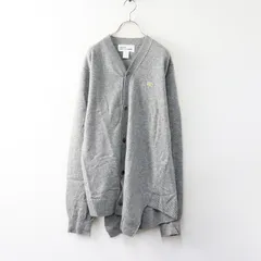美品 23AW コムデギャルソンシャツ COMME des GARCONS SHIRT x ラコステ LACOSTE Vネックカーディガン L＼グレー メンズ【2400014657869】のサムネイル
