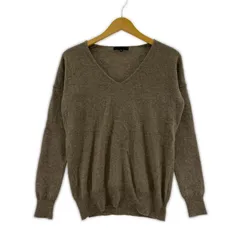 iCB アイシービー Vネックニット sizeS/モカ