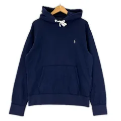 POLO RALPH LAUREN ポロラルフローレン 裏起毛 ワンポイント刺繍パーカー sizeM/ネイビー