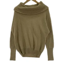 UNTITLED アンタイトル ルーズタートルネックニット size2/ベージュ
