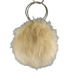 UNBILLION アンビリオン フェイクファー 2wayハンドバッグ/アイボリー