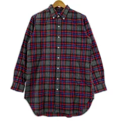 GP by Gymphlex ジーピーバイジムフレックス チェック ネル長袖シャツ size14/グレー×ブルー×レッド