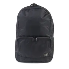 極美品○PORTER ポーター フラッシュ ナイロン 吉田カバン ボンディング加工 撥水 リュック・デイパック ブラック 日本製 メンズ