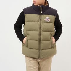 PYRENEX ダウンベスト カーキ Lサイズ - メルカリ