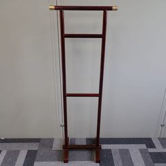 ラタン製ミラー付き衣桁 昭和レトロ - メルカリ