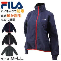 FILA フィラ ジャケット レディース ハイネック M～LL (トップス 上着 ジャンパー 冬 暖かい あったか 防寒 スポーツウェア ジップアップ フルジップ ファスナー 前開き 長袖 アウター) (在庫限り)