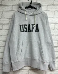 ◾️2025 A/W Houston ヒューストン プリント U.SコットンR/Vフーディー (USAFA) #22370 パーカー 裏起毛 M・Lサイズ【Ho-22370】