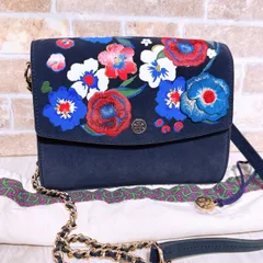 (超美品) TORY BURCH (トリーバーチ)ショルダーバッグ スエード　チェーン