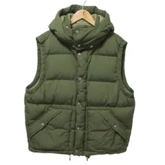 美品 Polo by Ralph Lauren ポロバイラルフローレン フード付き ダウンベスト XL カーキ メンズ 古着 中古 USED