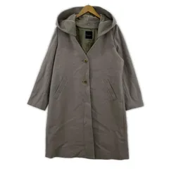 URBAN RESEARCH ROSSO ロッソ フード付き ウール混コート sizeFree/グレー系