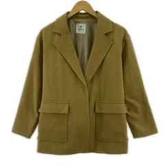 nano universe ナノ ユニバース ベルト付きジャケット size36/ベージュ