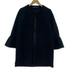 ZARAWOMAN ザラウーマン キャンディスリーブ ノーカラーコート sizeEUR S/ブラック