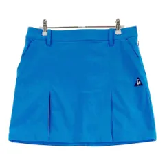 サイズ：11 LE COQ GOLF ルコックゴルフ  ボックスプリーツ ストレッチスカート  ブルー系 [240101561280] ゴルフウェア レディース ストスト