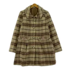 axes femme アクシーズファム チェックコート sizeM/ベージュ