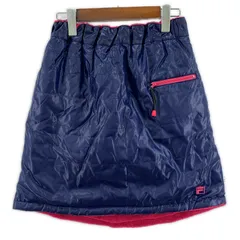 FILA   フィラ  リバーシブル フリーススカート sizeM/ブルー系