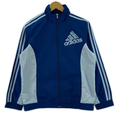 adidas アディダス    ジップアップジャケット size150/ブルー