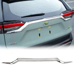 【送料無料】トヨタ20-23年RAV4専用 後部バンパーガーニッシュ ABS製 テールゲート装飾パーツ カスタムオプション：焼付け黒/クロムメッキ/カーボン調CYB209再値下げ