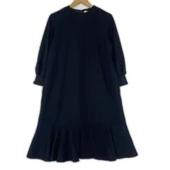 F by ROSSO エフバイロッソ 裾フレアワンピース size38/ブラック