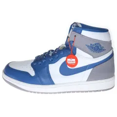 NIKE (ナイキ) AIR JORDAN1 RETRO HIGH OG エアジョーダン1 トゥルーブルー ハイカットスニーカー ブルー US9/27cm DZ5485-410