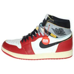 NIKE (ナイキ) ×UNION AIR JORDAN 1 RETRO HIGH OG CHICAGO HV8563-600 ユニオン エアジョーダン1 ハイカットスニーカー US9/27.0cm レッド/グレー