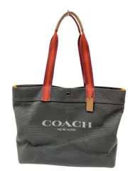 【管理番号-SK】COACH　トートバッグ　C8221　キャンバス×レザー