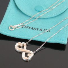 d067 美品　希少　ティファニー　インフィニティ　ルベドメタル　ネックレス d067 美品 希少 ティファニー インフィニティ ルベドメタル ネックレス