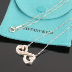 Tiffany＆Co. ティファニー Paloma Picasso パロマピカソ ダブルラビングハートペンダント チェーンネックレス スターリングシルバー925 ダストバッグ付き rk9984