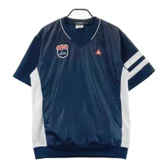 サイズ：LL LE COQ GOLF ルコックゴルフ  Vネック 半袖ブルゾン  ネイビー系 [240101559455] ゴルフウェア メンズ ストスト