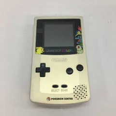 05w08900T 【GBカラー】ゲームボーイカラー 本体 ポケットモンスター 金銀Ver ＊動作確認済＊  任天堂 Nintendo  ◎中古品◎