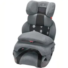 【極美品】エールべべ　AM253 サラット3ステップⅡ グレー SARATTO3 STEP （1才から11才頃まで使えるジュニアシート） | 日本