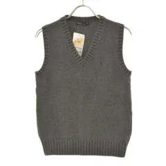 【RALPHLAUREN】Vネック コットンニットベスト