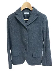 Z1604UNIQLO ユニクロ＋J  ウール　テーラードジャケット　グレー　レディース　サイズL