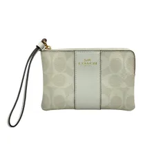 コーチ ポーチ キャンバス レザー CS602 レディース COACH