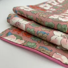 小紋 裄65.5 可愛い花柄の染め 正絹 着物 MK-1185