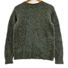 URBAN RESEARCH DOORS アーバンリサーチドアーズ ウール クルーネックニット size38/グレー